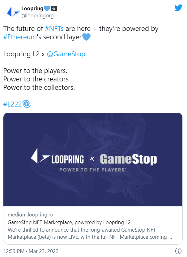 بازار GameStop در لوپرینگ