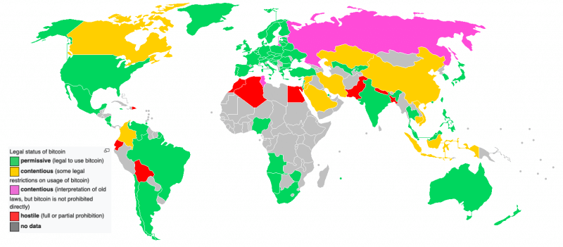 وضعیت ارز دیجیتال در کشورهای مختلف