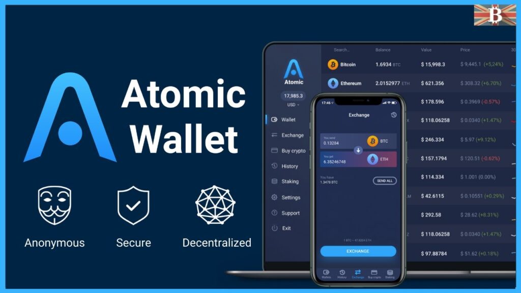 کیف پول اندرویدی بیت کوین Atomic Wallet