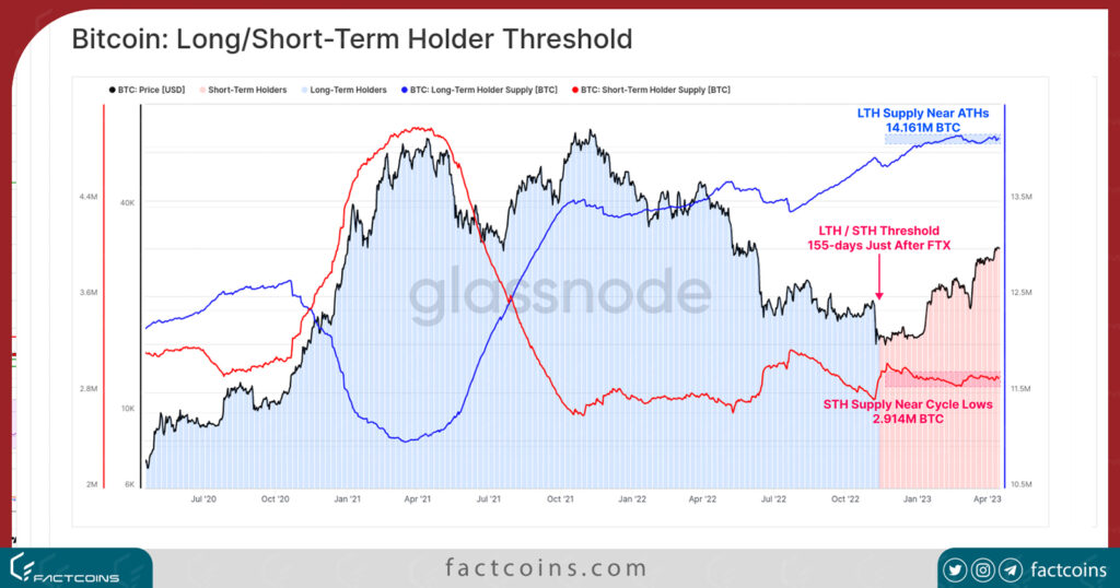 Long/Short-Term Holder chart